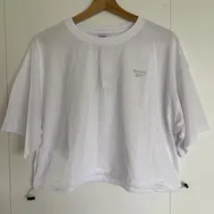 新品　Reebok 半袖 Tシャツ ホワイト Lサイズ ドローコード付リーボックのサムネイル