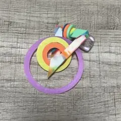 【美品】片耳モチーフピアス　派手　個性的　ビッグサイズ