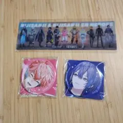 にじさんじ ビオレ HEROES 缶バッジ カード 赤城ウェン 小柳ロウ