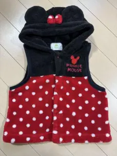 ハロウィン　ディズニー　ベビー　ミニー　もこもこパーカー　ベスト