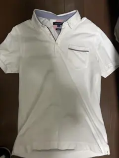 TOMMY HILFIGER 半袖ポロシャツ ホワイト
