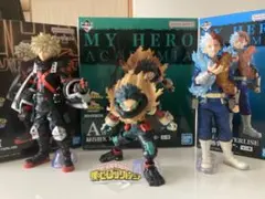 ヒロアカ 一番くじ フィギュア 爆豪勝己 緑谷出久 轟焦凍 ロゴ付き