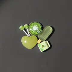 デコレーションパーツ　グリーン系アソート