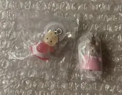 ガチャ　めじるしアクセサリー　サンリオ　マロンクリーム　ゆるっと　オールスターズ