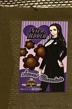ワンピース　麦わらストア　バレンタイン　ステッカー　ロビン