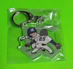 2022 イラストキーホルダー　村上宗隆選手＆サンタナ選手　新品　ヤクルト