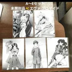 即購入◎A~E 貞本義行 エヴァンゲリオンオンラインくじ くじ引き堂 ブロマイド