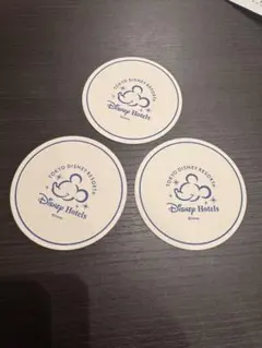 東京ディズニーリゾート ディズニーホテル コースター 3枚セット