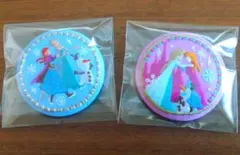 ディズニー　刺繍缶バッジ　第1弾＆第2弾　アナ雪セット