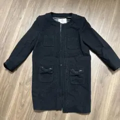 Kaon 黒 トレンチコート 36