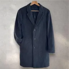 UNIQLO カシミヤ混 チェスターコート M チャコール