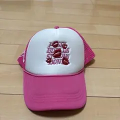 ラロパメッシュキャップピンク