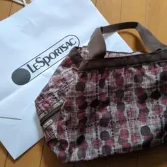 LeSportsac ドット柄 トートバッグ　Ａ4収納可　美品