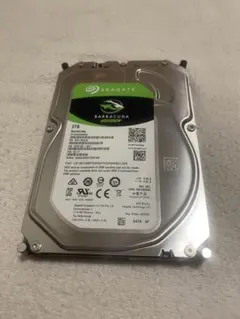 Seagate BarraCuda 2TB HDD 本体