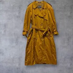 a2590 【ダックス】 トレンチコート ロング丈 光沢 ベージュ9AR