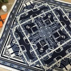 HERMESエルメス　カレジェアン140　馬銜バンダナ　カシシル　26SS最新作のサムネイル