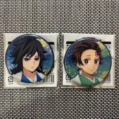 鬼滅の刃　ジャンプフェスタ　缶バッジ　冨岡義勇　竈門炭治郎