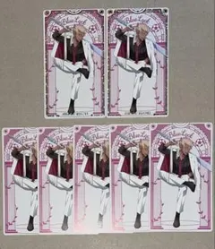 ブルーロック namco イラストシート 士道龍聖 ノーマル 5枚 箔押し 2枚