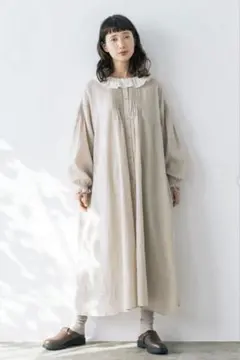 【kazumi×Samansa Mos2】フリルカラーワンピース