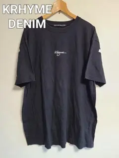 クライムデニム KRHYME DENIM Tシャツ 半袖 ロゴ プリント 2XL