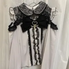 リズリサ　BIGリボンオープンショルダーブラウス