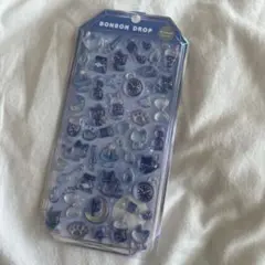 【匿名配送】ボンボンドロップシール　フローズン　よるねこ