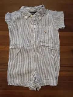 Ralph Lauren ストライプロンパース 3-6M