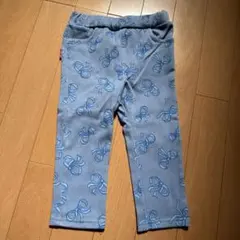 SLAP SLIP リボン柄グレーパンツ