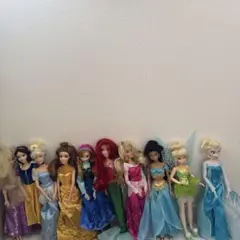 ディズニープリンセスドール10体