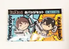 ハイキュー 及川徹 影山飛雄 缶バッジセット 及川 vs 影山