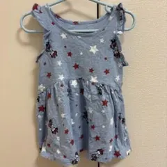 Baby Gap ミニーちゃん星柄 ワンピース 95サイズ