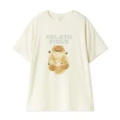 ジェラートピケ ドッグワンポイントTシャツ　ポメラニアン