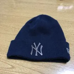 ニューエラ　ニューヨークヤンキース　ニットキャップ　ネイビー