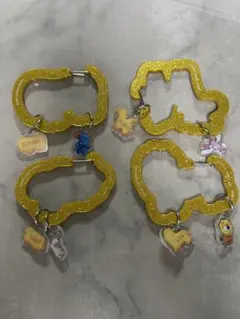 たべっこどうぶつ　カラビナ　セット　うさぎ　ぞう　ライオン　ユニコーン　プライズ