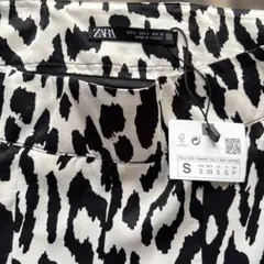 ZARA レオパード柄フレアスカート S