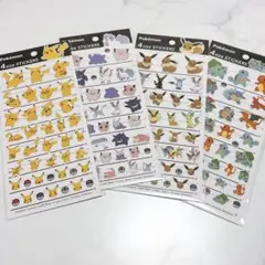 ポケモン シール　4size STICKERS 4セット