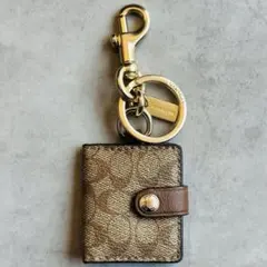 COACH Signature Picture Frame Bag charm