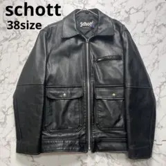 【美品】Schott ショット ポリスマンジャケット Lサイズ　エイジング加工 2025年最新】schott ポリスマンジャケットの人気アイテム - メルカリ