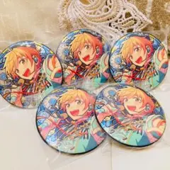 5点セットあんスタ 中国限定 時光缶バッジ Ra*bits 真白 友也