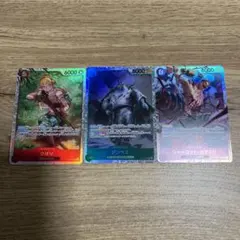 シャーロット・カタクリ ジンベエ　ひばり　SR 3枚セット　ワンピースカード