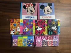 ディズニーリゾート　メモ×2 付箋×4 消しゴム×8 セット