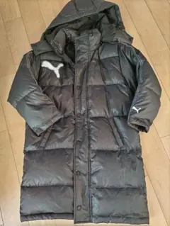 PUMA 黒 ベンチダウンコート 130サイズサッカー