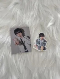 大西流星 hard workファミクラ盤 トレカ・シール　セット