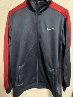 90s 銀タグNIKE トラックジャケット ネイビー レッド Mサイズのサムネイル