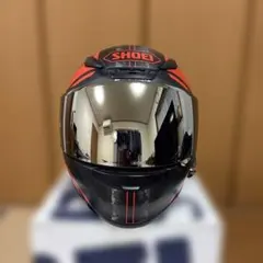 ヤールーヘルメット ヴィンテージ レッド 赤 シールド付き - メルカリ
