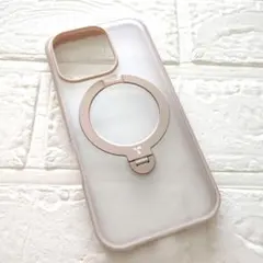 iPhone 16 Pro 用 ケース　ローズゴールド