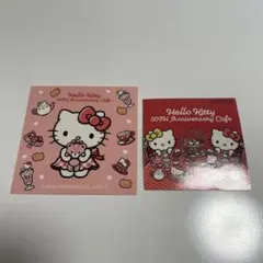 ハローキティ 50周年記念カフェ ランダムステッカー