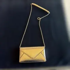 ZARA メタリック チェーンショルダーバッグ