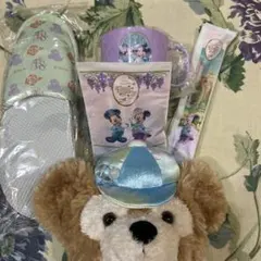 ファンタジースプリングスホテルアメニティ&ダッフィ20周年記念ポーチセット