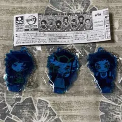 鬼滅の刃　ここみえ　アクリルフィギュア　玖ノ型 義勇　童磨　獪岳 3個セット